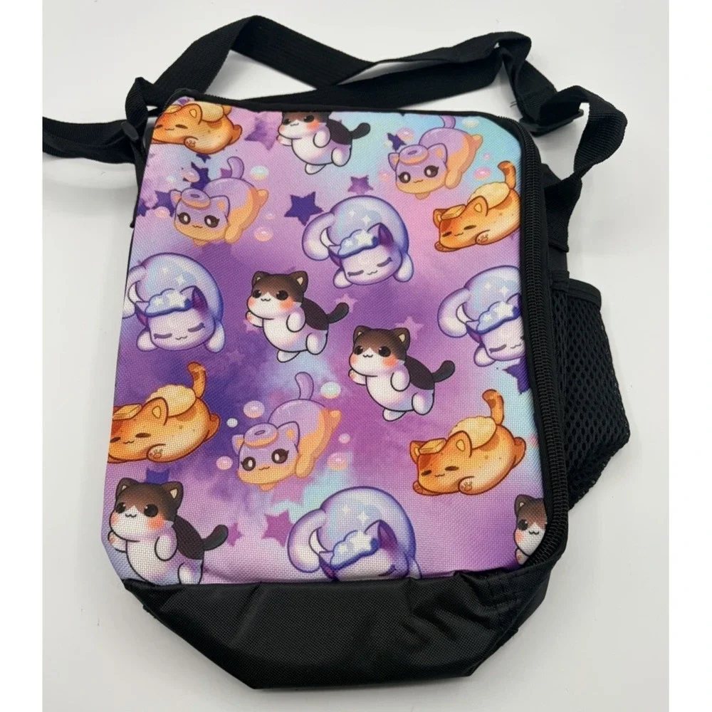 Backpack/ Lunch Box/Pencil Case  kitten chibi Artsy Cartoon Children travel
